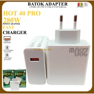 280W Batok Adapter For INF Hot 40 PRO Fast Charger USB-A Charger Head Adapter Support Fast Charging