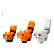 LEGO Minecraft Pixel Fox Pigman Snow Demon Disaster Villager Flooded Zombies Genuine Minifigures 【OC
