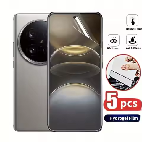 5Pack Full Coverage Screen Protectors Hydrogel Film for Vivo X200 Ultra X200 Pro X200s X100Pro X100
