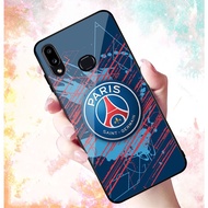 Ốp Lưng SAMSUNG GALAXY A10S mặt kính cường lực cao cấp In hình Câu Lạc Bộ Bóng Đá