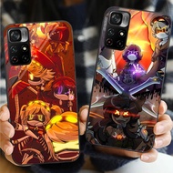 Murder Drones UZI 01 Glass Phone Case For POCO F3 F4 F5 M3 M4 M5 M6 4G X3 X4 GT NFC X5 X6 PRO 5G