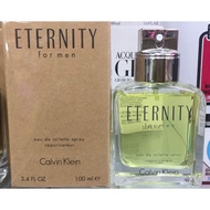 Ori Tester Box_Ck_Eternity_For Men EDT Perfume 100ml 💯% Authentic