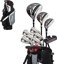 Top Line Men's Right Handed M5 Golf Club Set, Set Includes Driver, Wood, Hybrid, 5, 6, 7, 8, 9, PW S