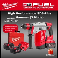 Milwaukee M18 High Performance SDS-Plus Hammer (3 Mode) / CHPX / Rotary Hammer / Penebuk Lubang Dinding