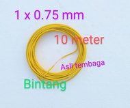 Kabel Body 18 AWG 0.75 mm Kelistrikan Mobil Motor Serabut NYAF 10meter