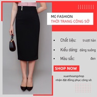 Mc Fashion Black Women's Office Skirt cv0628 CV100