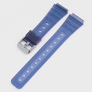 18mm Strap for Casio F-91W/F84/F105/108 A-158/168 AE-1200/1300 Transparent Colorful Silicone TPU Wat