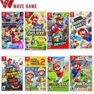 nintendo switch mario kart 8 / mario bros u / mario odyssey / mario party / mario 3d world fury/ mario maker 2