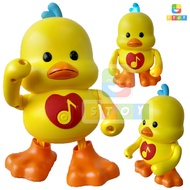 ตุ๊กตาเป็ดน้อย เต้นได้ ใสถ่าน Yellow Duck Dance ร้องเพลงได้ มีเสียงเพลง