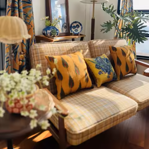 Retro Solid Wood Leather Double Sofa Single Chair 1:6 Bjd Ob11 Gsc Blyth Soldier Lol Dollhouse Minia