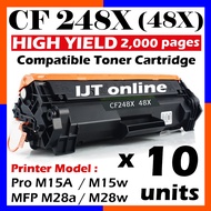 10x Compatible to HP 48A CF 248A HP48a CF248A CF248X Laserjet Pro M15 M15A M15w M 15A 15W MFP M28a M