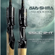 AWASHIMA FULL MOON STICK 1 PIECE CASTING ROD. SPINNING & BC