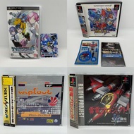 PS1 雷電Project 合集，超級機械人大戰Z連咭，psp 數碼暴龍連咭，SS wipeout