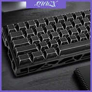 QUU Ergonomic Keycaps Mechanical Keyboard PBT Keycaps for 60 65 75 87 98 104 Layout