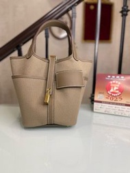 🤩Hermes Picotin 18 CC18 Etoupe Ghw 大象灰金扣 少有帆布款 到全皮款挺身🔥不易變形🥳現貨🔥