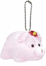 Cute Sale Pig Pink Mascot F0102 H 5 x W 5 D 9 cm