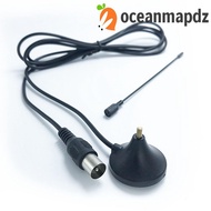 OCEANMAPDZ Digital Tv Antenna, 5dBi Mini TV Antenna Freeview, Radio TV Aerial DVB-T/TV Free Channel 