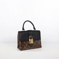 二手 Lv locky bb 黑色老花鎖頭包