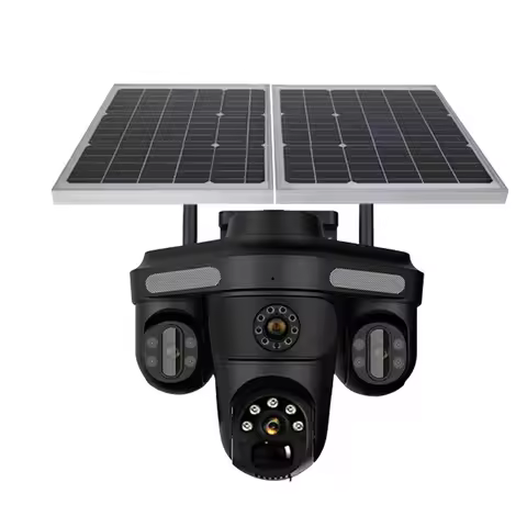 3-Screen Solar 4G PTZ Camera - 360° Outdoor Waterproof HD Night Vision & Remote View eCommerce Top S