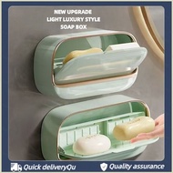 HK1 bathroom luxury soap box Wall mounted household soap holder organizer soap dispenser KH1