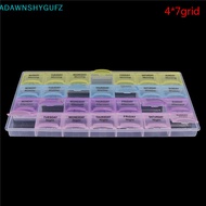 Adfz 28 Cell Pill Box Whole Month Medicine Organizer Week 7 Days Tablet Storage Case SG