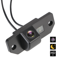กล้องถอยหลังสำหรับจอดรถแบบถอยหลังกันน้ำสำหรับรถฟอร์ดโฟกัส2ซีดาน2005-2011 C-MAX kamera spion รถยนต์มุมกว้าง170องศา
