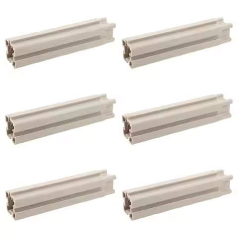 6Pcs Balcony Vertical Post Planter Box Legs Modular Plastic Raised Garden Bed Feet Corner Support Ou