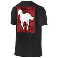 Deftones Ohms White Pony Rock Band T-Shirt For Men Premium Cotton Good Ventilation Harajuku Style Sh