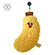 Fuzzy Ball Hand Towel Strawberry Beach Towel Strawberry Bathroom Decor Banana