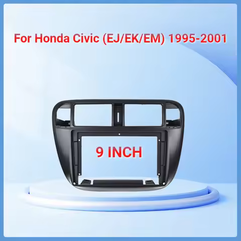 9 inch Car Fascia Radio Panel for Honda Civic (EJ/EK/EM) 1995-2001 Dash Kit Install Adapter Facia Co