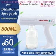 800ML disinfection gun  handheld wireless portable automatic spray atomizer nano spray