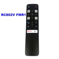 Original RC802V FUR6 Google Assistant Voice Remote Control For TCL TV 40S6800 49S6500 55EP680 Replace RC802V FMR1 65P8S 55P8S