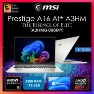 MSI Prestige A16 AI+ A3HMG-066MY ; Copilot+ PC (AMD Ryzen AI 9 365/32GB/1TB SSD/16" QHD+/AMD Radeon 