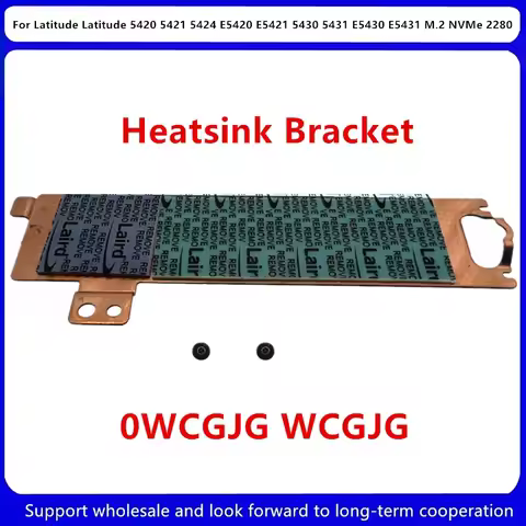New For Dell Latitude 5420 5421 5424 E5420 E5421 5430 5431 E5430 E5431 M.2 NVMe 2280 SSD Heatsink Br