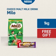 Milo Powdered Choco Malt Milk Drink 1kg with FREE Koko Krunch Cereal Bar