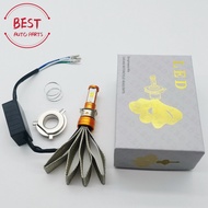 ไฟหน้ารถมอเตอร์ไซค์​ LED T19/H4 สีขาว AC/DC ใส่ได้กับมอเตอร์ไซค์ได้ทุกรุ่น