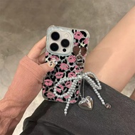 Lip Print Butterfly Knot Heart-shaped Pendant Case For Xiaomi Redmi A5 A3 15C 15 14T 13T Pro 11 Lite