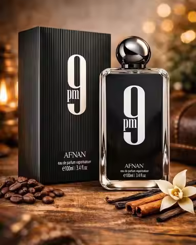 Afnan 9 Pm for Men Eau De Parfum, 3.4 Fl. Oz