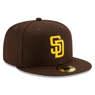 N.E.W E.R.A 5 9 F.I.F.T.Y San Diego parents M.L.B Flat hard wing closed size baseball cap Z0UP