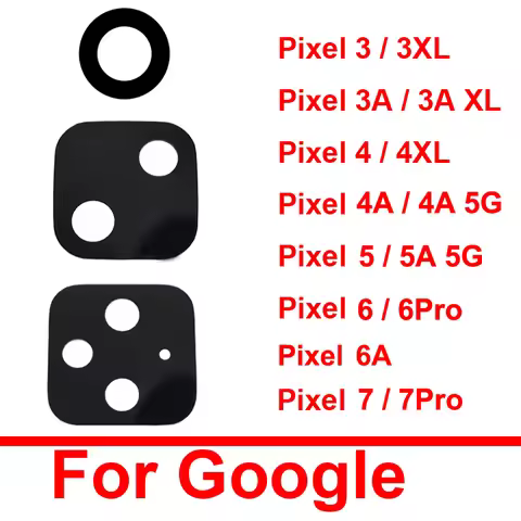 Back Camera Glass Lens For HTC Google Pixel 6 7 Pro 5 4 3 6A 5A 4A 7A 4XL 3A 3Axl 3XL 5G Rear Camera