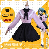 Hatsune Miku Vampire Cosplay Costume with Accessories for Halloween