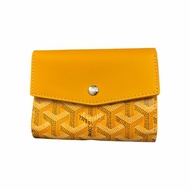 GOYARD SAINT GABRIEL YELLOW CANVAS WALLET