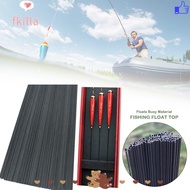 FKILLA 10pcs Fishing Float Drifting Feet, 0.8mm~1.5mm Carbon Floats Buoy Material, Hot Eye-Catch Fis