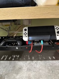 Switch OLED 連4 game 及ring fit 主機有盒有單齊配件