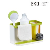 EKO Tidy ABS Kitchen Sink Organizer L20.7xW11.5xH13.4cm - Lime Green