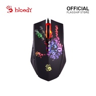 [Bloody Official] A4Tech Bloody A60 Gaming Mouse Neon LED Backlit 6200 CPI Light Strike Drag Click 1