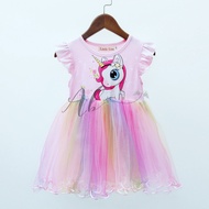 Angel Baby Unicorn Baby Rainbow Dress
