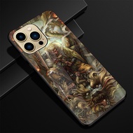 Ốp Lưng iρhone 1414 PRO14 PLUS14 PRO MAX Mặt lưng kính cao cấp thiết kế độc quyền 12 con giáp