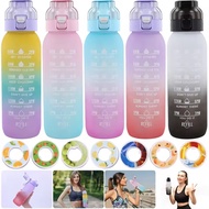 1000ML Scent Flavored Water Bottle Large Capacity with 7 Rods Fragrance Smelling Water Bottle Scent 