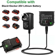 Battery Charger for Black & Decker 20V Lithium Battery